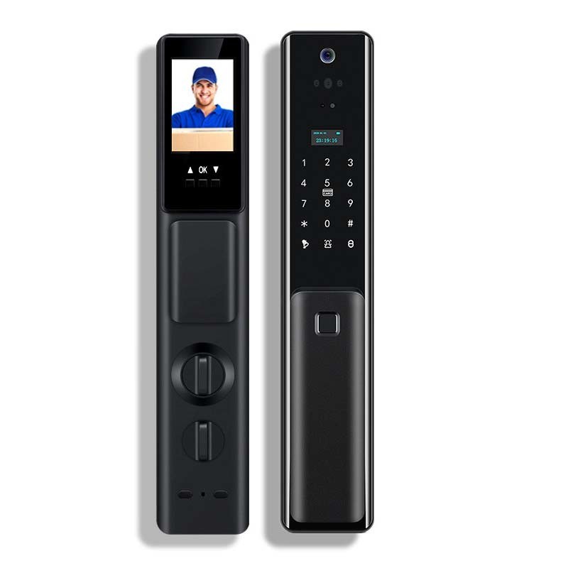 잠금 해제 방법 5 가지 다른 제어 방법 지문 스마트 보안 잠금 지원 얼굴 잠금 해제 및 여러 기능