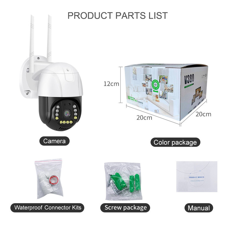 WIFI 스마트 모니터 카메라 멀티 앵글 모니터링 원격 액세스
