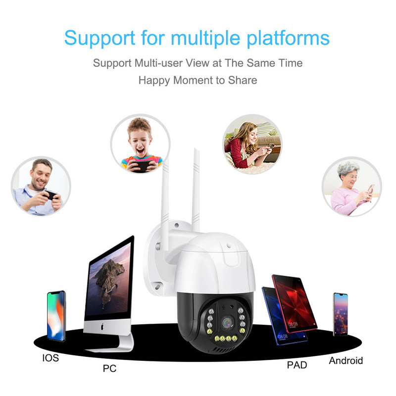 WIFI 스마트 모니터 카메라 멀티 앵글 모니터링 원격 액세스