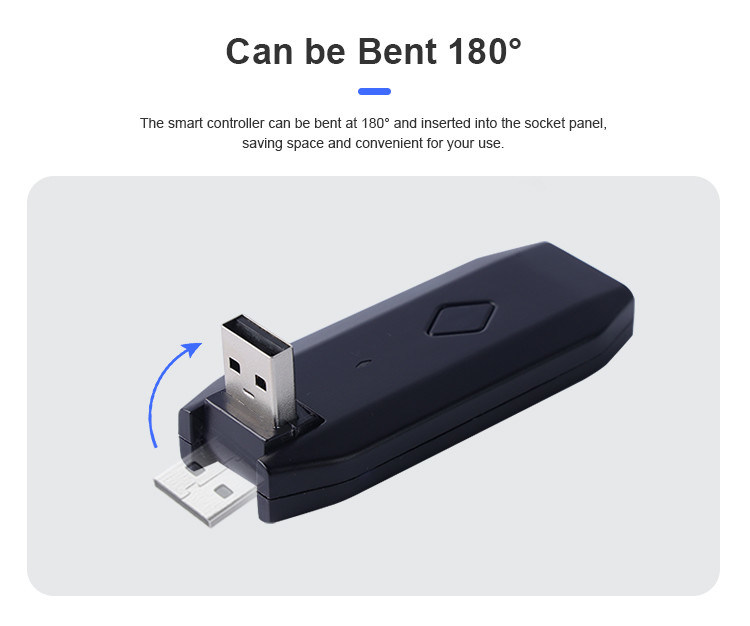 USB 버전 유니버설 홈키트 스마트 스위치 등급 전압 3V-5V 휴대용 및 원격 제어 지원