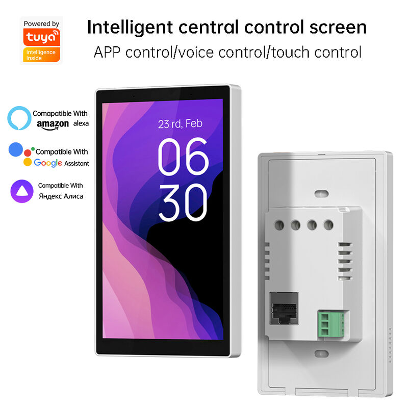 SIXWGH 5인치 스마트 제어판 Alexa 내장 터치스크린 방수 7MP 카메라 Zigbee 게이트웨이 엣지 컴퓨팅 스마트 홈