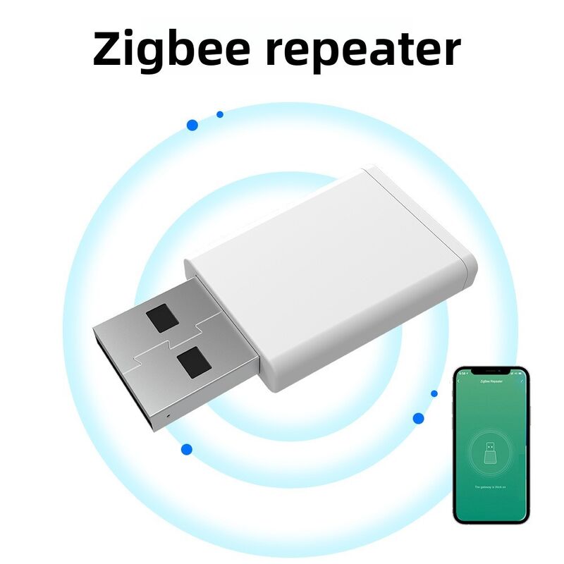 SIXWGH Tuya Zigbee 3.0 USB 리퍼 / 신호 부스터 플러그 재생 범위 확장기 스마트 홈 30m 커버리지 작동 알렉사 / 구글 앱