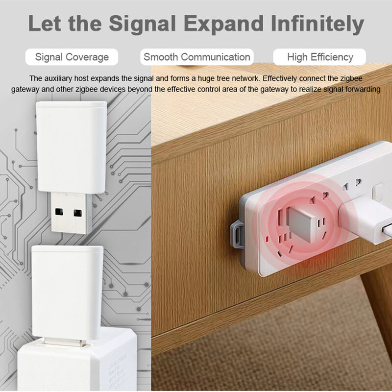 SIXWGH Tuya Zigbee 3.0 USB 리퍼 / 신호 부스터 플러그 재생 범위 확장기 스마트 홈 30m 커버리지 작동 알렉사 / 구글 앱
