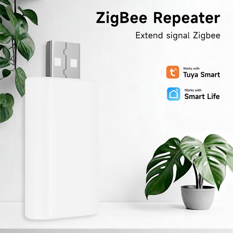 SIXWGH Zigbee 신호 중계기 확장기 부스터 Tuya 스마트 게이트웨이 USB 플러그 앤 플레이 20-30m 대형 홈 메시 네트워크 범위 확장