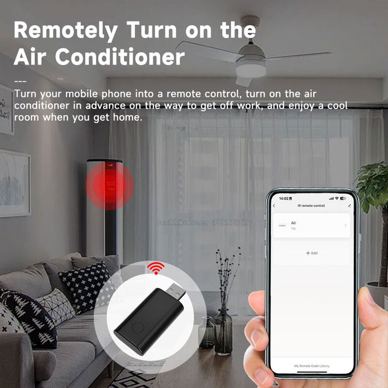 SIXWGH 유니버설 IR WiFi 리모컨 (Alexa/Google Home 앱 제어, Tuya OS, 회전 디자인) - 호텔 RV 스마트 홈 허브용