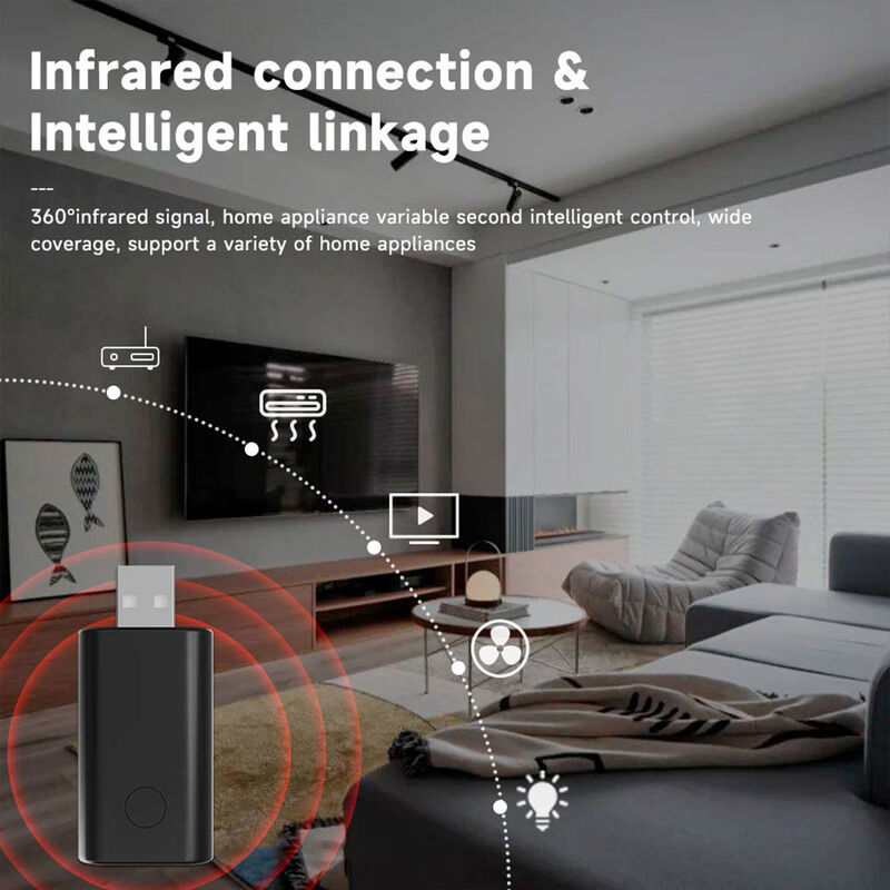 SIXWGH 유니버설 IR WiFi 리모컨 (Alexa/Google Home 앱 제어, Tuya OS, 회전 디자인) - 호텔 RV 스마트 홈 허브용