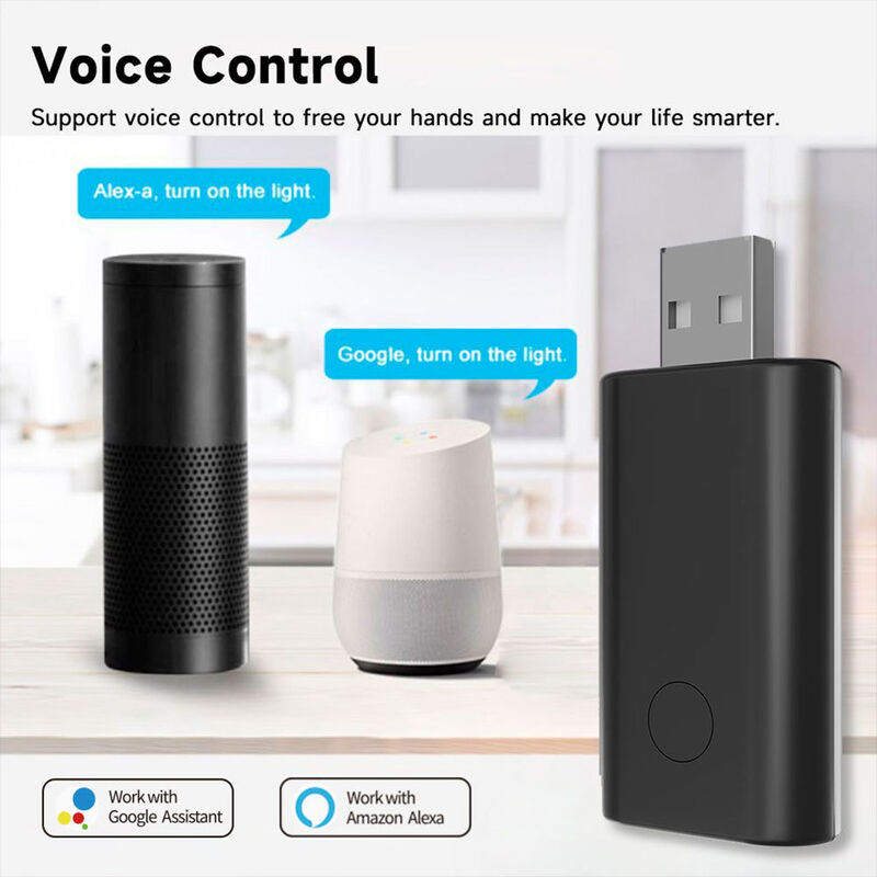 SIXWGH 유니버설 IR WiFi 리모컨 (Alexa/Google Home 앱 제어, Tuya OS, 회전 디자인) - 호텔 RV 스마트 홈 허브용