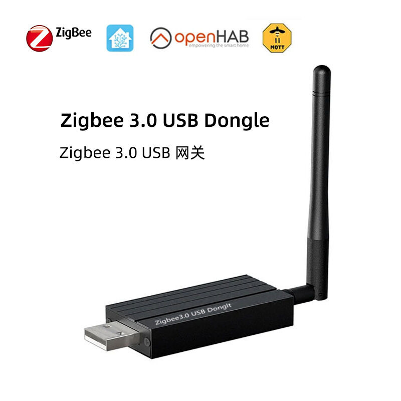 SIXWGH Zigbee 3.0 USB 동글 플러스 범용 무선 스마트 홈 게이트웨이 (+20dBm 게인 포함) - 홈 어시스턴트 Zigbee2MQTT, OpenHAB용