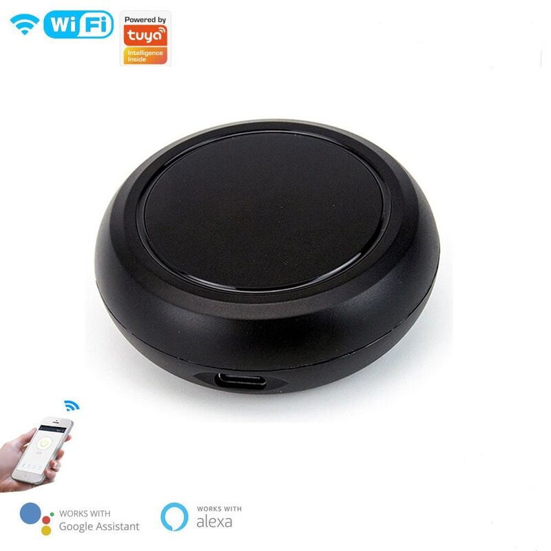 OEM/ODM 스마트 IR RF 허브, 스마트 홈 호텔 HVAC 시스템 통합을 위한 Tuya 화이트 라벨 범용 리모컨