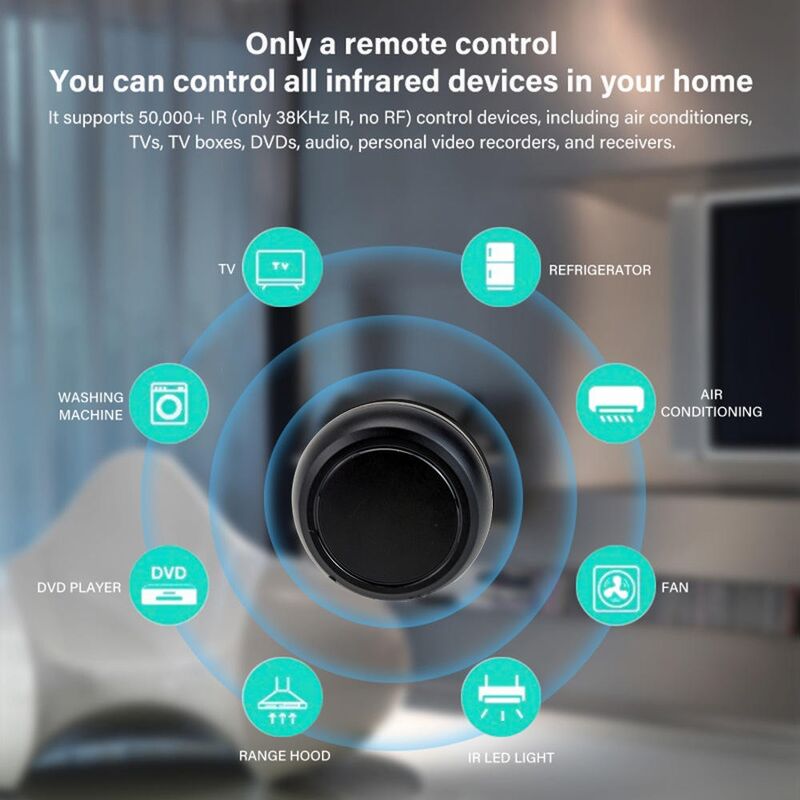 OEM/ODM 스마트 IR RF 허브, 스마트 홈 호텔 HVAC 시스템 통합을 위한 Tuya 화이트 라벨 범용 리모컨
