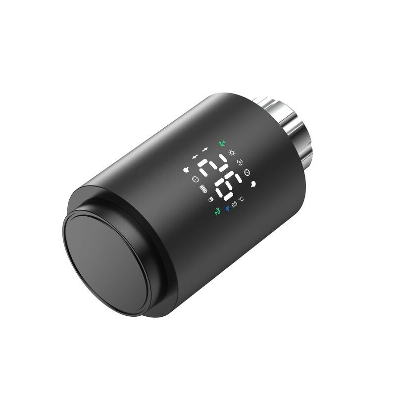 SIXWGH Zigbee 3.0 스마트 온도 조절 라디에이터 밸브 (TRV) Alexa/Google 어시스턴트 Tuya 앱 7일 프로그래밍 가능 무선 난방