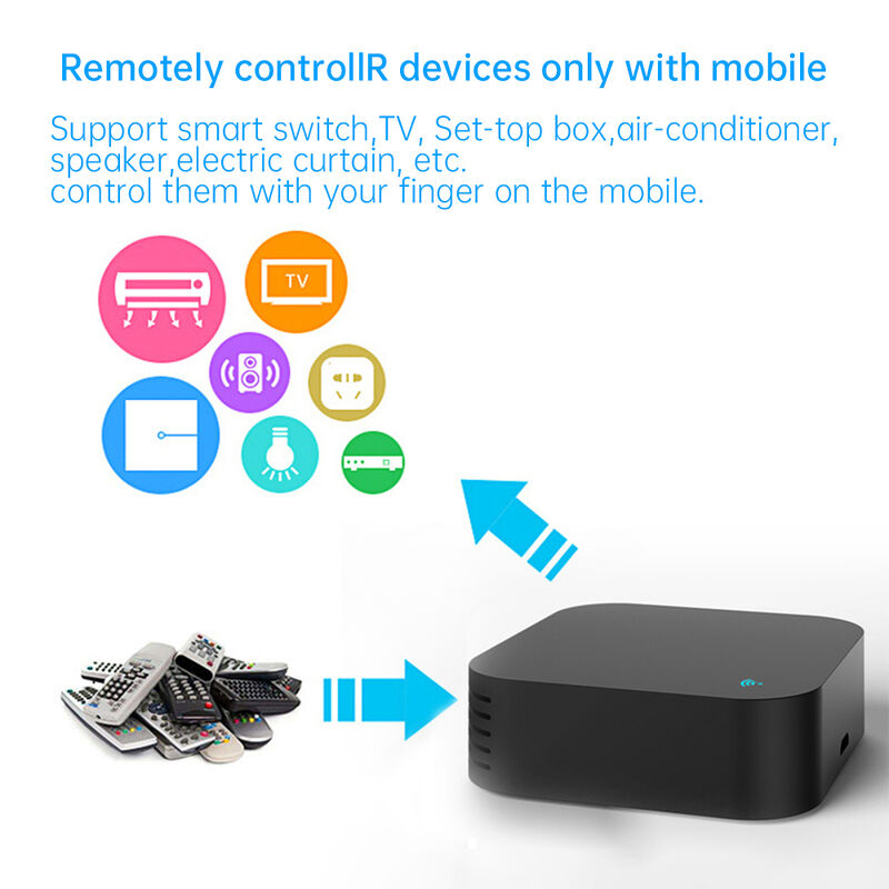 SIXWGH 유니버설 리모컨 Alexa/Google Home 음성 433/315MHz AC/TV/커튼/조명 APP 제어 WiFi IR+RF CE 인증