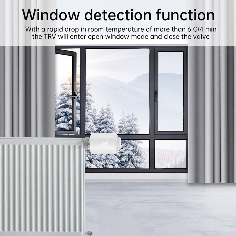 SIXWGH Tuya Zigbee 3.0 TRVL 스마트 온도 조절기 OLED 라디에이터 액추에이터 밸브 프로그래밍 가능 온도 컨트롤러 안드로이드 플립 홈